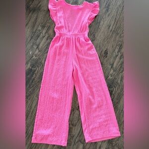 Zara Vibrant Pink Kids Romper